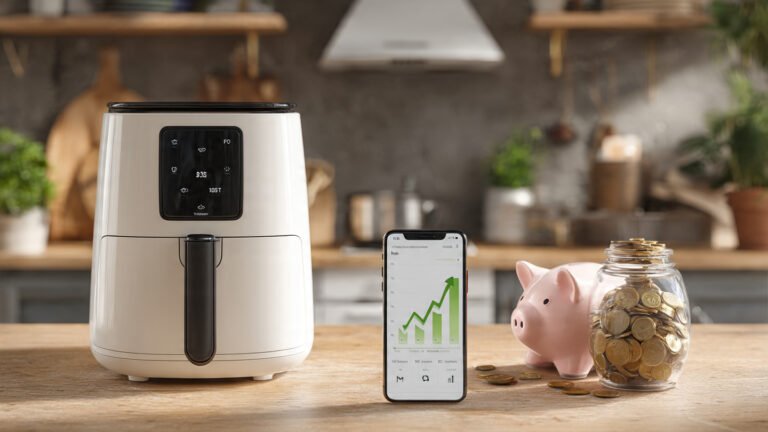 ahorro luz freidora de aire